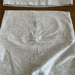 TNA cropped T-shirt & Biker short set